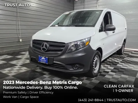 White 2023 Mercedes-Benz Metris Cargo 135'' WB Standard Roof Minivan/Van for sale in Sykesville, MD