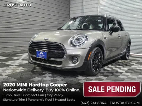 Silver 2020 MINI Hardtop Cooper 4-Door Hatchback w/Signature Trim for sale in Sykesville, MD