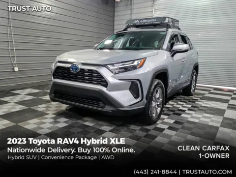 Silver 2023 Toyota RAV4 Hybrid XLE AWD SUV for sale in Sykesville, MD