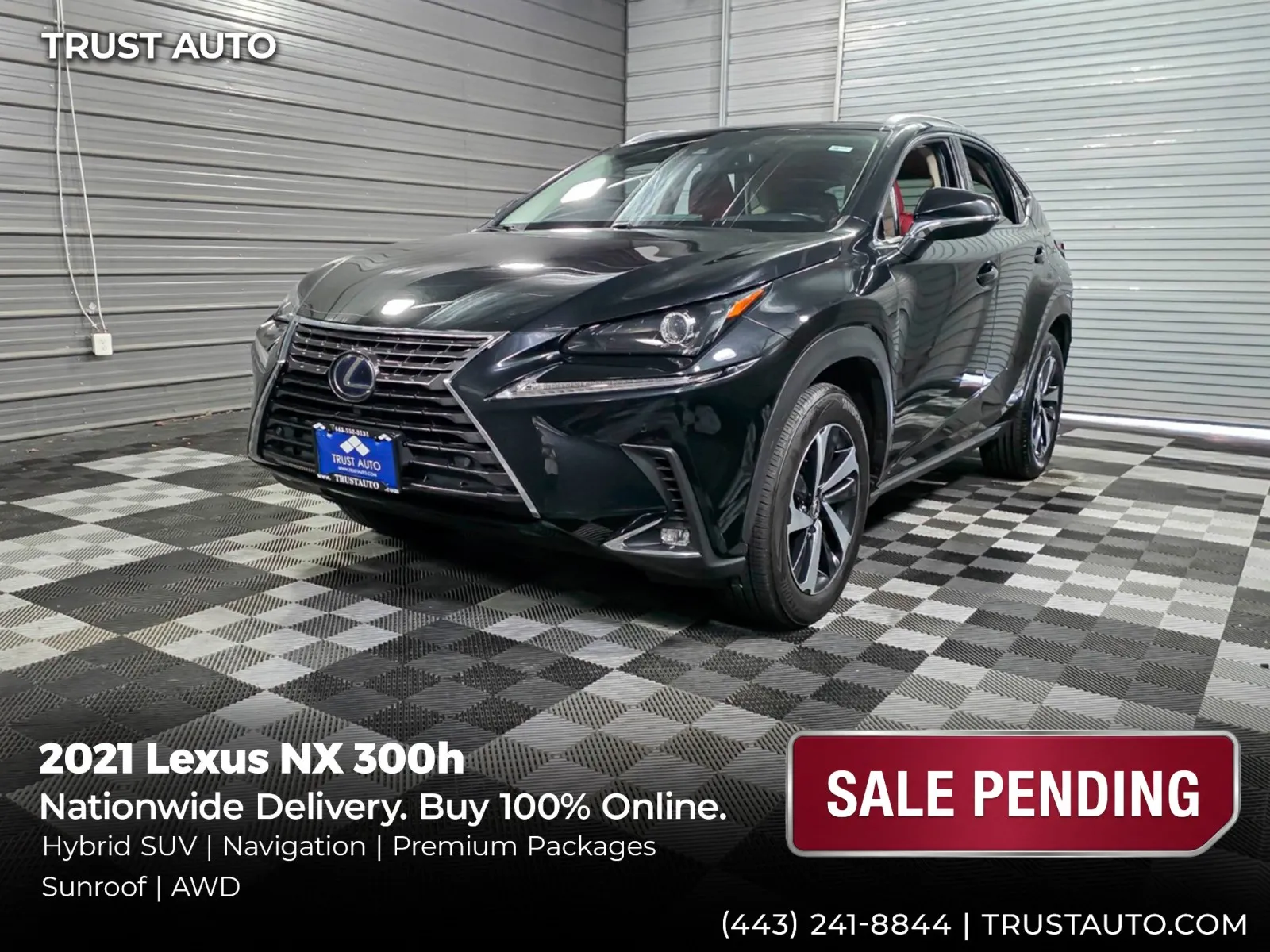 2021 Lexus NX 300h AWD Hybrid-Electric SUV for sale in Sykesville, MD
