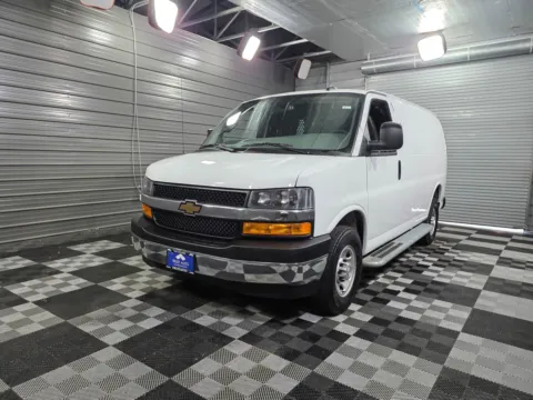 White 2023 Chevrolet Express 2500 Cargo 135''WB Minivan/Van for sale in Sykesville, MD
