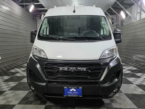 Another view of 2023 Ram 3500 ProMaster Cargo 159''WB High Roof Extended Minivan/Van w/Roof Racks for sale in Sykesville, MD at Trust Auto