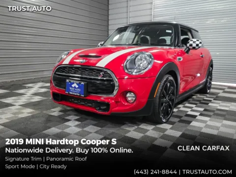 Red 2019 MINI Hardtop Cooper S 2-Door Hatchback w/Signature Trim for sale in Sykesville, MD