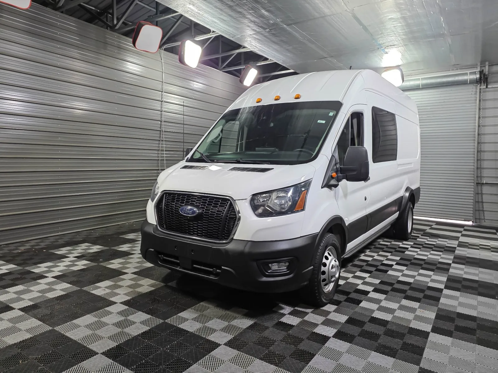Gray 2022 Ford Transit Crew Van 350 HD for sale in Sykesville, MD