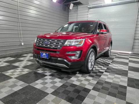 Blue 2017 Ford Explorer Limited for sale in Sykesville, MD