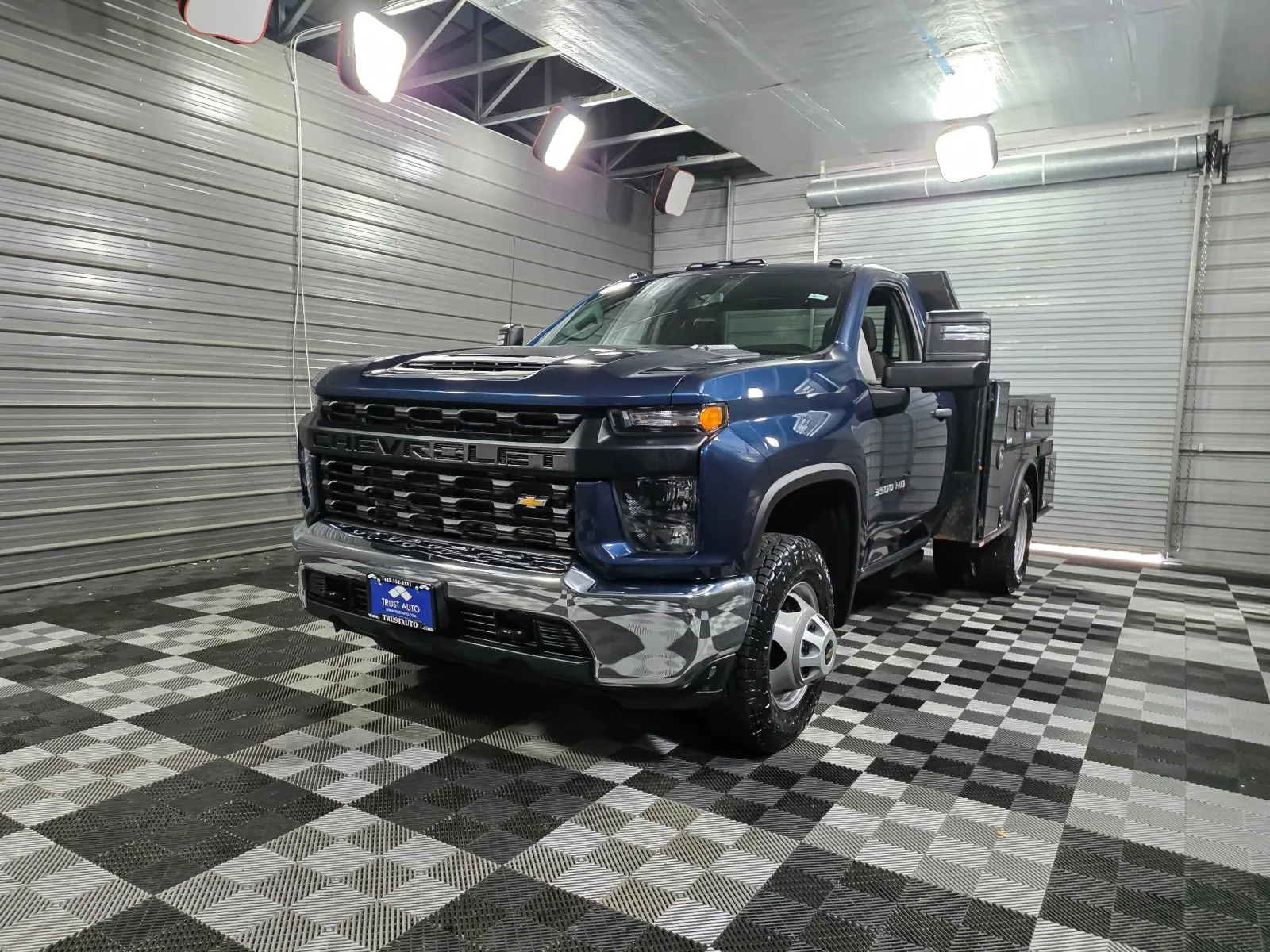 Blue 2020 Chevrolet Silverado 3500HD CC Work Truck for sale in Sykesville, MD