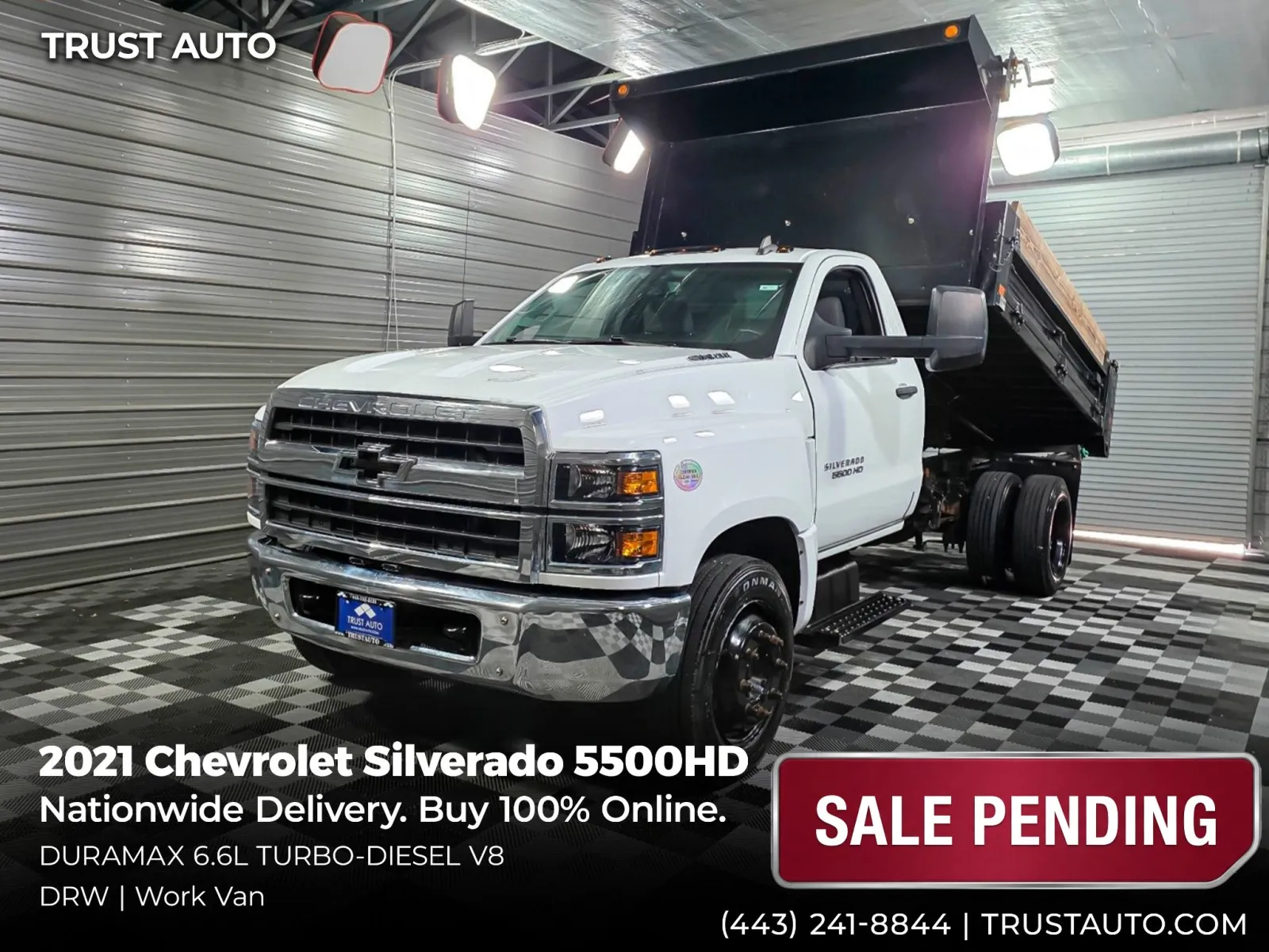2021 Chevrolet Silverado 5500HD Work Truck Regular Cab DRW RWD for sale in Sykesville, MD