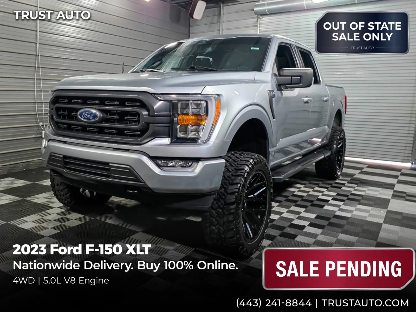 2023 Ford F-150 XLT 4WD 5.0L V8 Crew Cab Pickup Truck for sale in Sykesville, MD