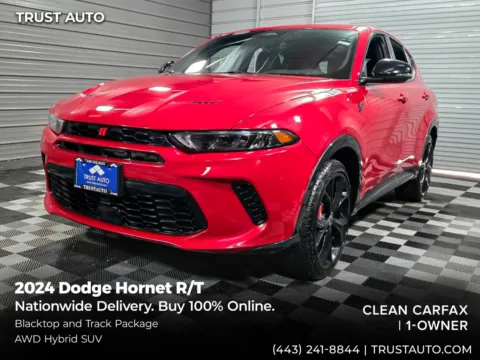 Red 2024 Dodge Hornet R/T AWD Hybrid SUV w/Blacktop Pkg for sale in Sykesville, MD