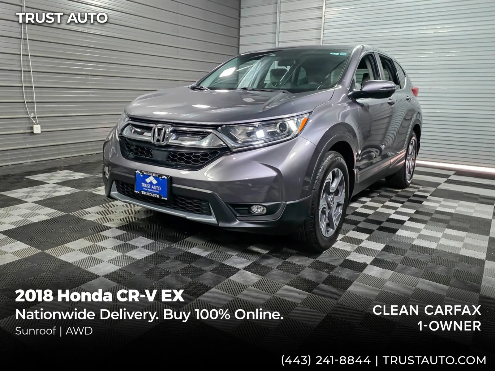 2018 Honda CR-V EX AWD SUV for sale in Sykesville, MD