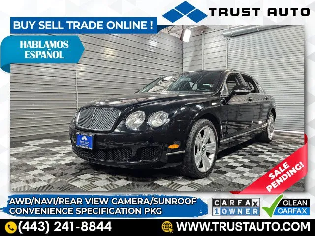 2010 Bentley Continental Flying Spur Luxury Sedan w/Convenience Specification Pkg for sale in Sykesville, MD