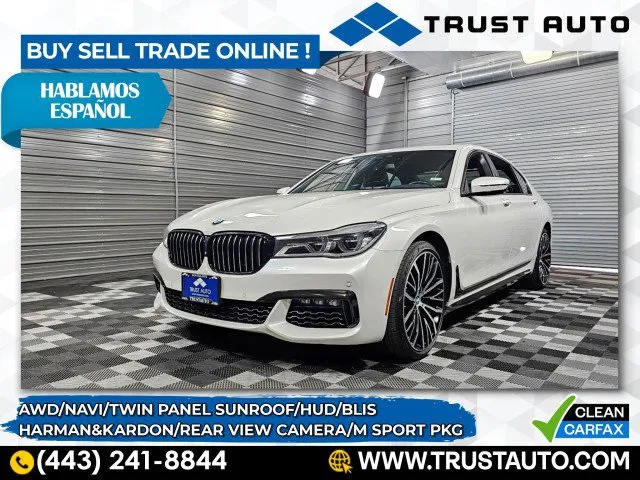 2019 BMW 7 Series 750i xDrive AWD Luxury Sedan w/M Sport Pkg for sale in Sykesville, MD
