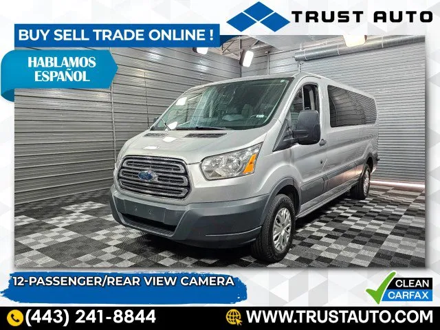 Used 2015 Ford Transit T-350 HD 12-Passenger XLT 148'' Low Roof