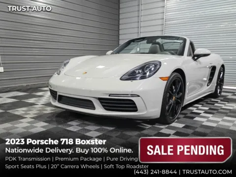 Gray 2023 Porsche 718 Boxster Roadster Soft-Top Luxury Convertible for sale in Sykesville, MD