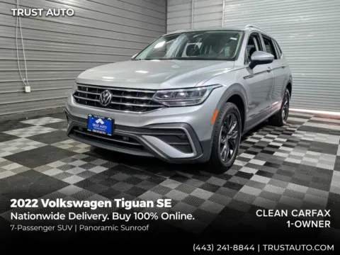 Silver 2022 Volkswagen Tiguan SE SUV for sale in Sykesville, MD