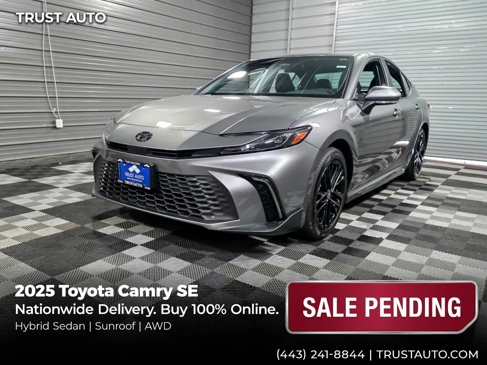 2025 Toyota Camry SE AWD Hybrid-Electric Sedan for sale in Sykesville, MD
