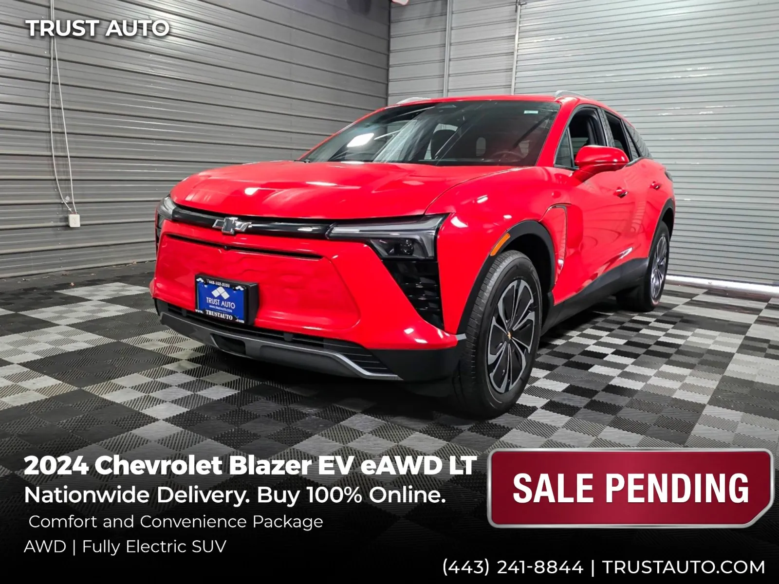 2024 Chevrolet Blazer EV eAWD LT Electric SUV w/Comfort and Convenience Pkg for sale in Sykesville, MD