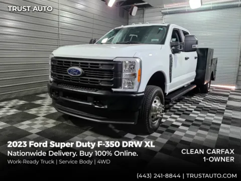 White 2023 Ford Super Duty F-350 DRW XL 4WD 7.3L V8 Godzilla Commercial/Service/Utility/Work Truck for sale in Sykesville, MD