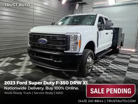 White 2023 Ford Super Duty F-350 DRW XL 4WD 7.3L V8 Godzilla Commercial/Service/Utility/Work Truck for sale in Sykesville, MD