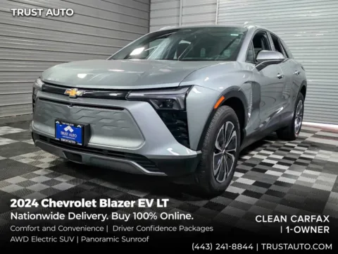 Gray 2024 Chevrolet Blazer EV eAWD LT Electric SUV w/Comfort and Convenience Pkg for sale in Sykesville, MD