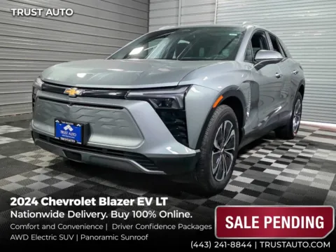 Gray 2024 Chevrolet Blazer EV eAWD LT Electric SUV w/Comfort and Convenience Pkg for sale in Sykesville, MD