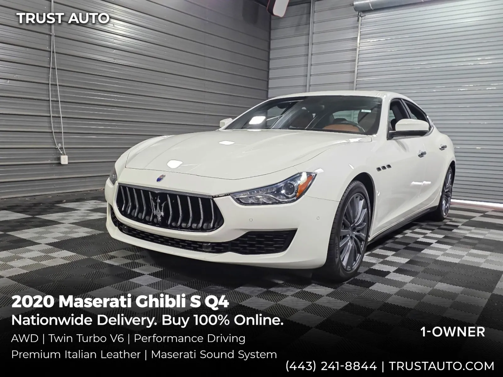 2020 Maserati Ghibli S Q4 AWD Premium Sedan