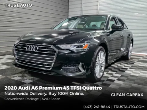 Gray 2020 Audi A6 Premium 45 TFSI Quattro AWD Sedan w/Convenience Pkg for sale in Sykesville, MD