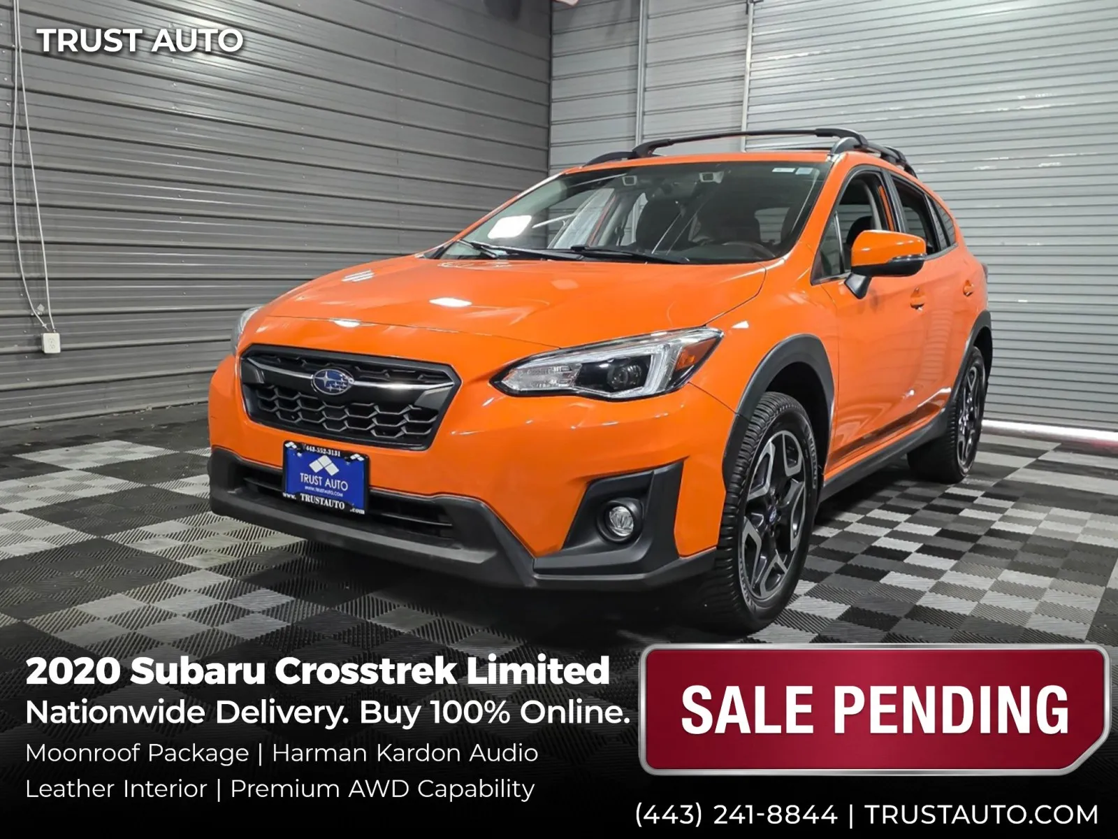 2020 Subaru Crosstrek Limited AWD SUV for sale in Sykesville, MD