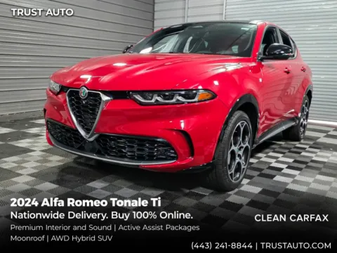 Red 2024 Alfa Romeo Tonale Ti AWD Hybrid SUV w/Premium Interior Pkg for sale in Sykesville, MD