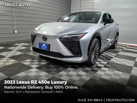 Black 2023 Lexus RZ 450e Luxury AWD Electric SUV for sale in Sykesville, MD
