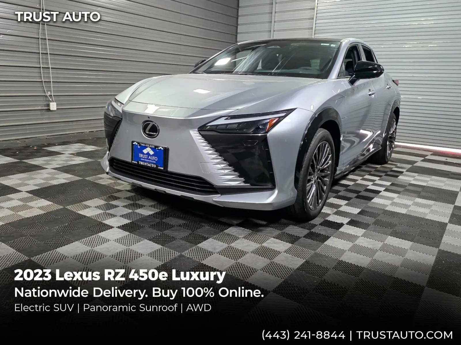 Black 2023 Lexus RZ 450e Luxury AWD Electric SUV for sale in Sykesville, MD