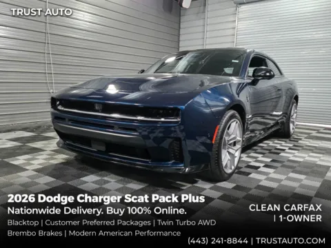 Blue 2026 Dodge Charger Scat Pack Plus AWD Coupe w/Customer Preferred Pkg for sale in Sykesville, MD