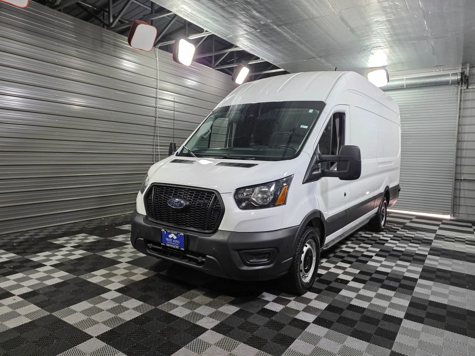 Gray 2024 Ford Transit Cargo Van 350 for sale in Sykesville, MD