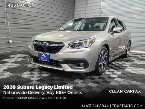 Gray 2020 Subaru Legacy Limited AWD Sedan for sale in Sykesville, MD