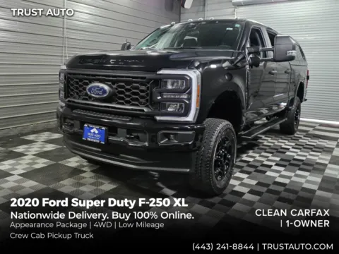 Black 2024 Ford Super Duty F-250 XL 4WD Crew Cab 7.3L V8 Godzilla Pickup Truck w/STX Appearance Pkg for sale in Sykesville, MD