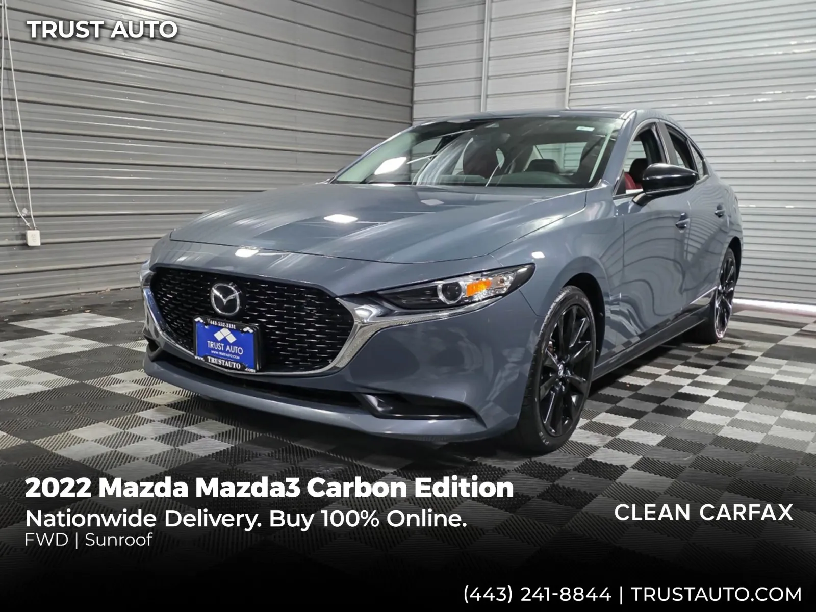 2022 Mazda Mazda3 Carbon Edition Sedan