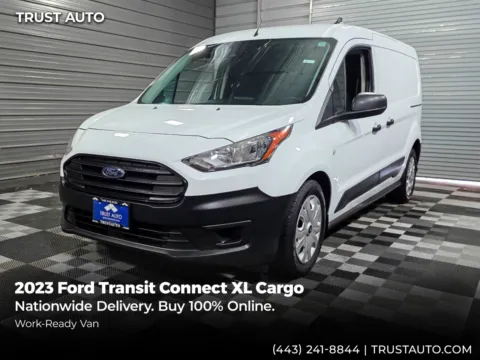 White 2023 Ford Transit Connect Cargo XL 121''LWB Minivan/Van for sale in Sykesville, MD