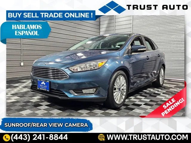 Used 2018 Ford Focus Titanium 4-Door Sedan for sale in Sykesville