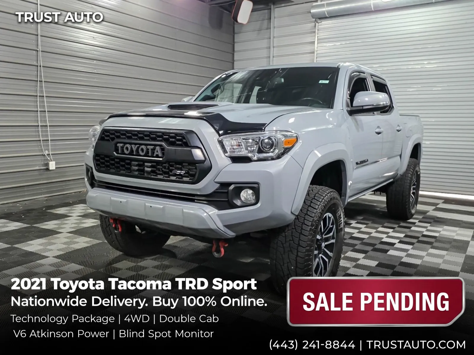 2021 Toyota Tacoma TRD Sport 4WD Double Cab Pickup Truck