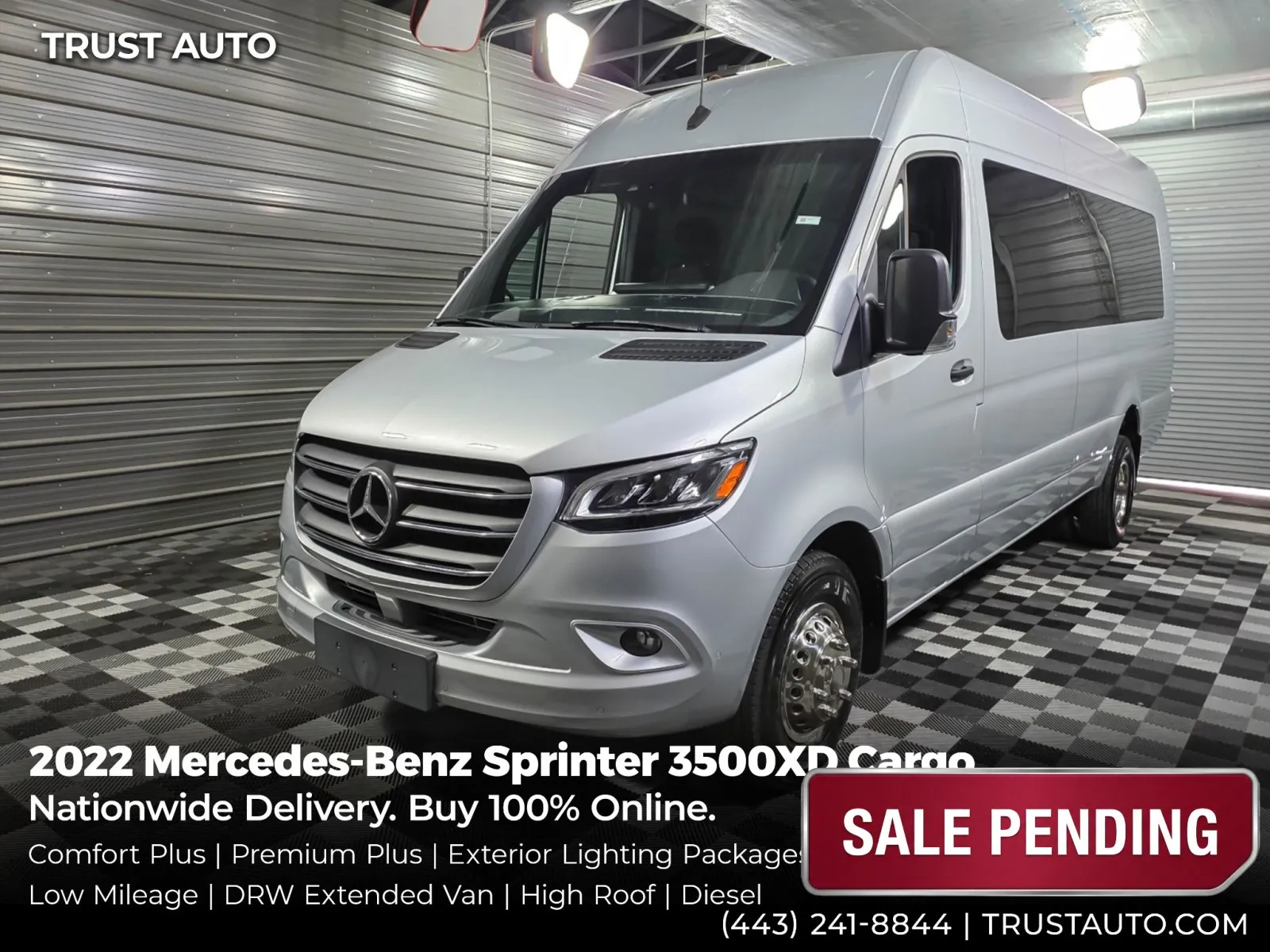 2022 Mercedes-Benz Sprinter 3500XD 170 Ext WB 3.0D High Roof's photo