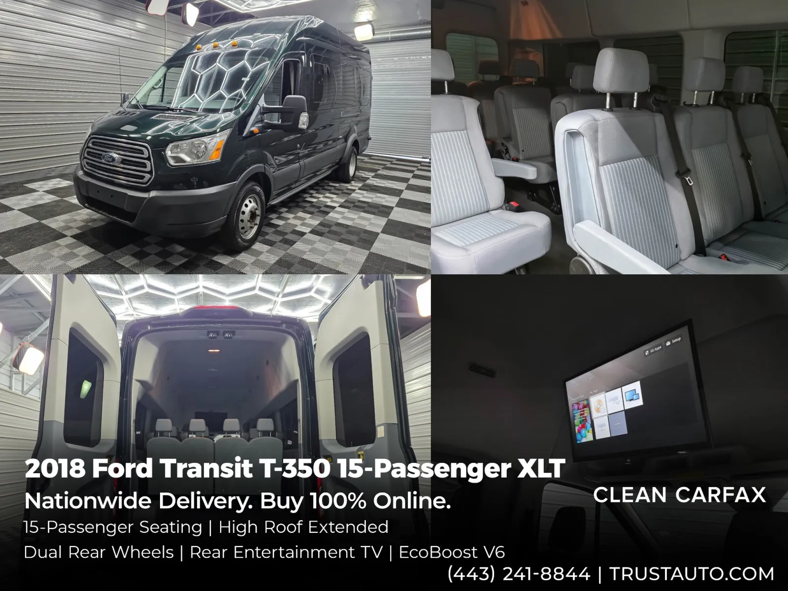 2018 Ford Transit 350 XLT Wagon High Roof Pass Slide 148EL's photo