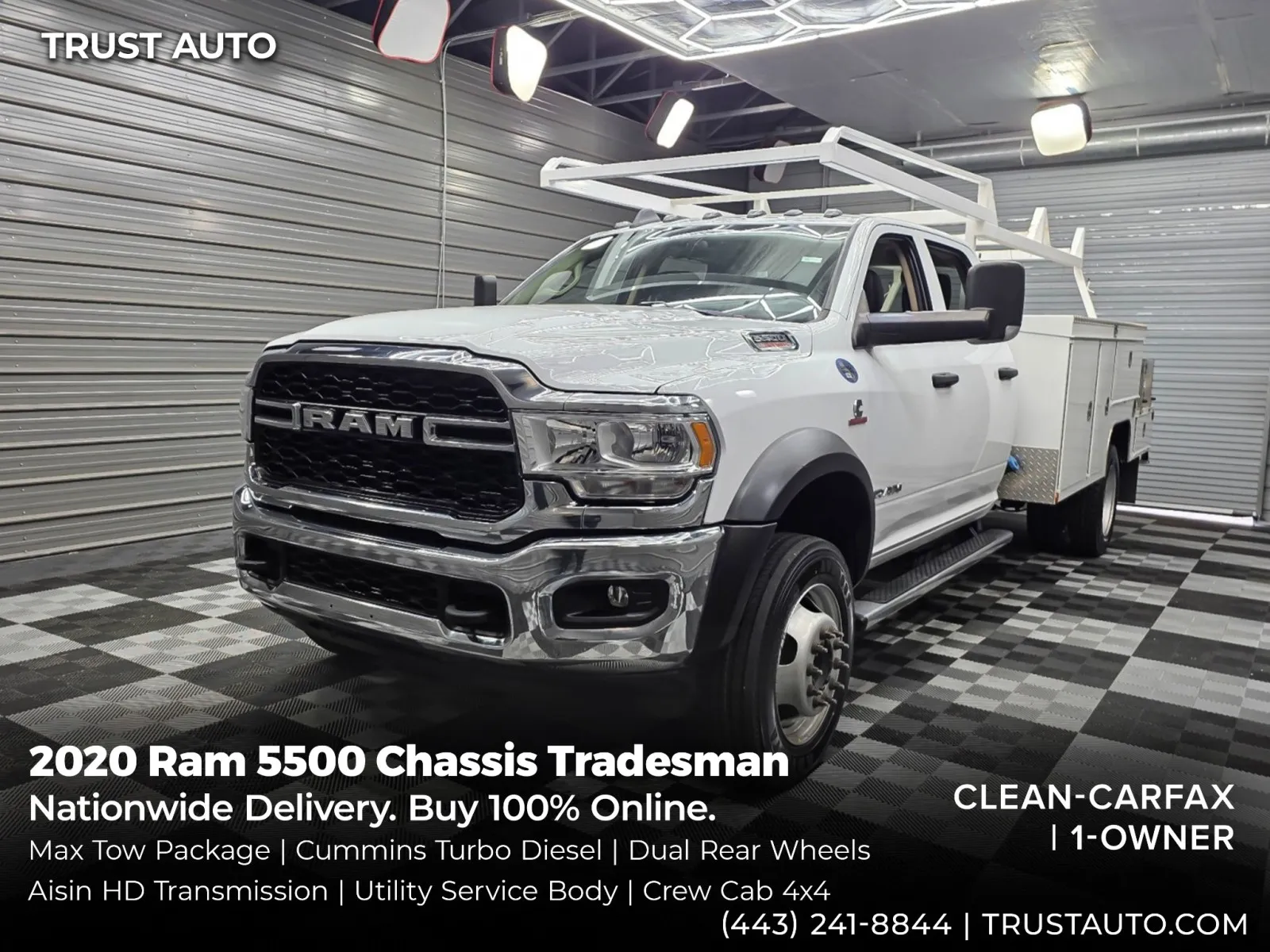 2020 RAM 5500 Tradesman 4X4 Crew Cab DRW 197" WB's photo