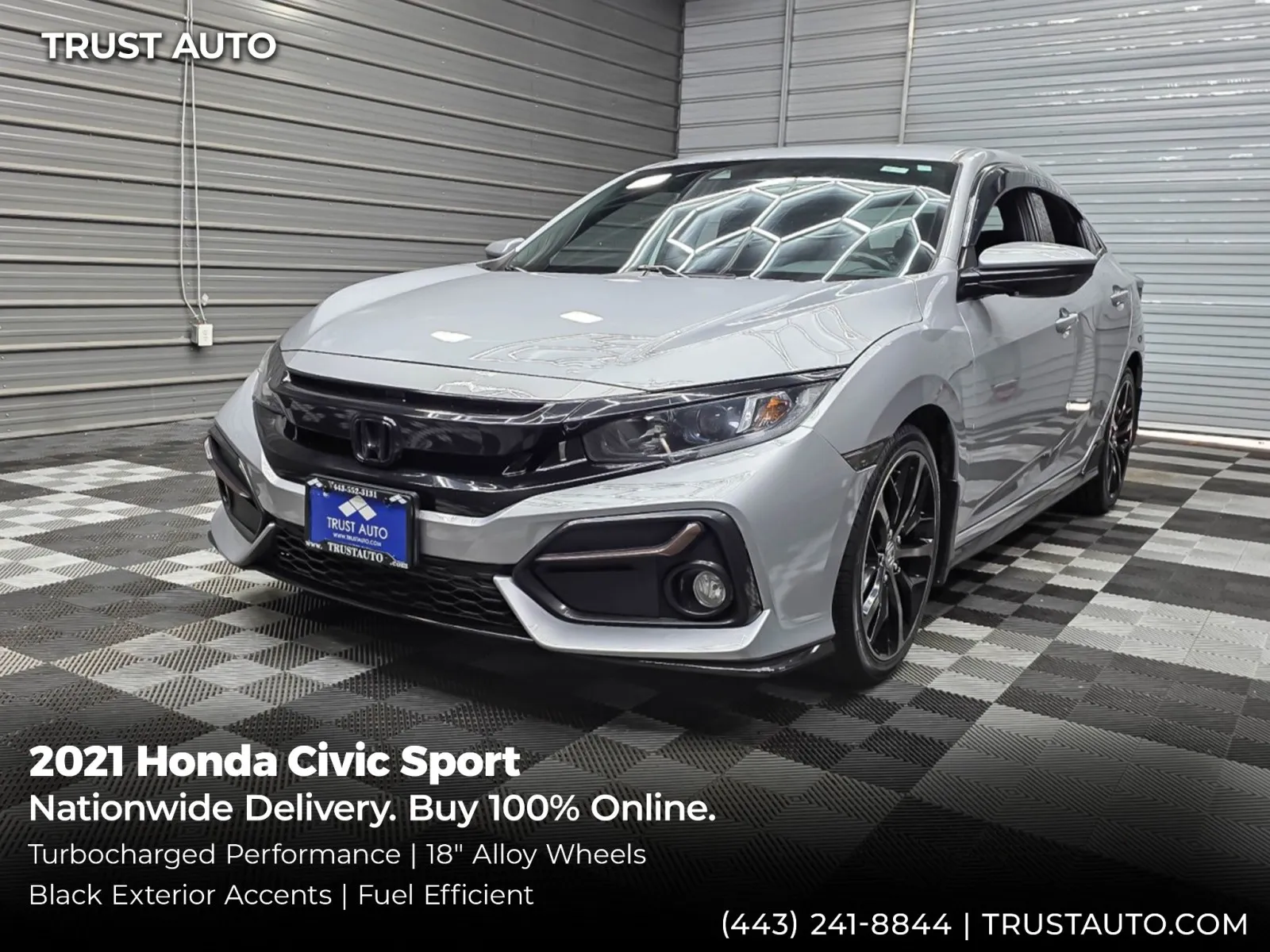 2021 Honda Civic Sport Hatchback for sale in Sykesville, MD
