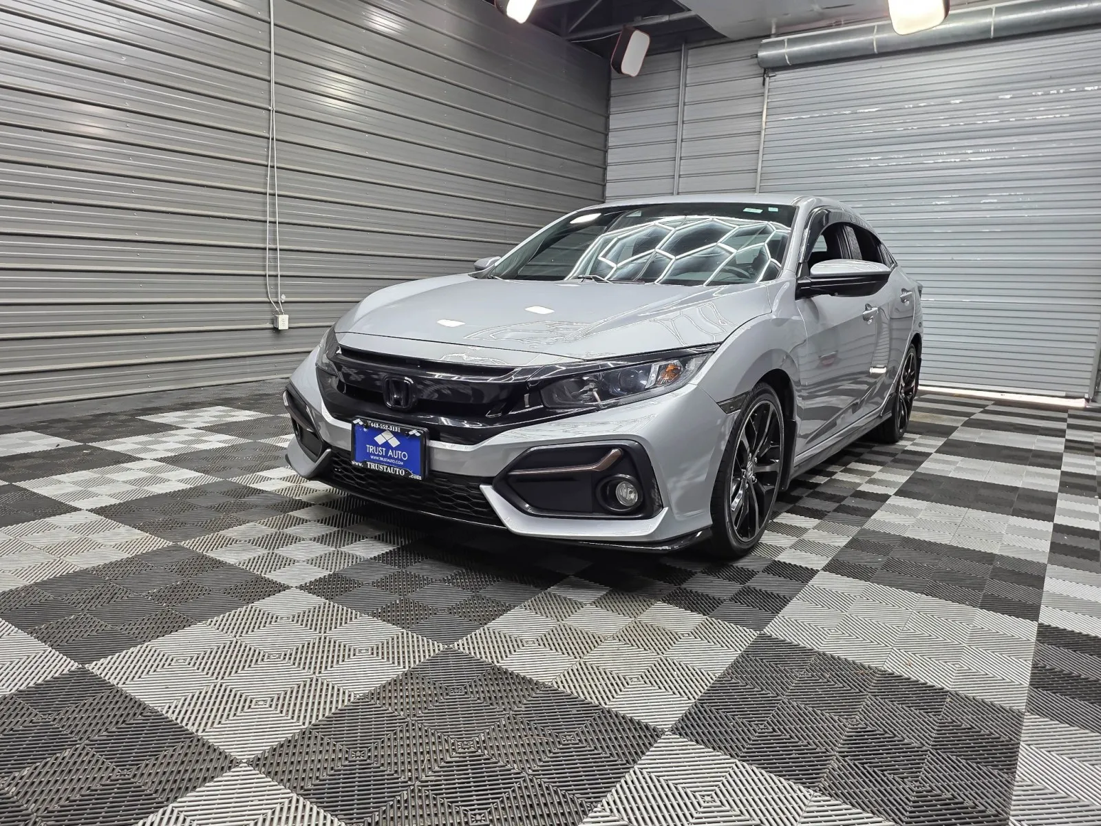 Silver 2021 Honda Civic Sport Hatchback for sale in Sykesville, MD