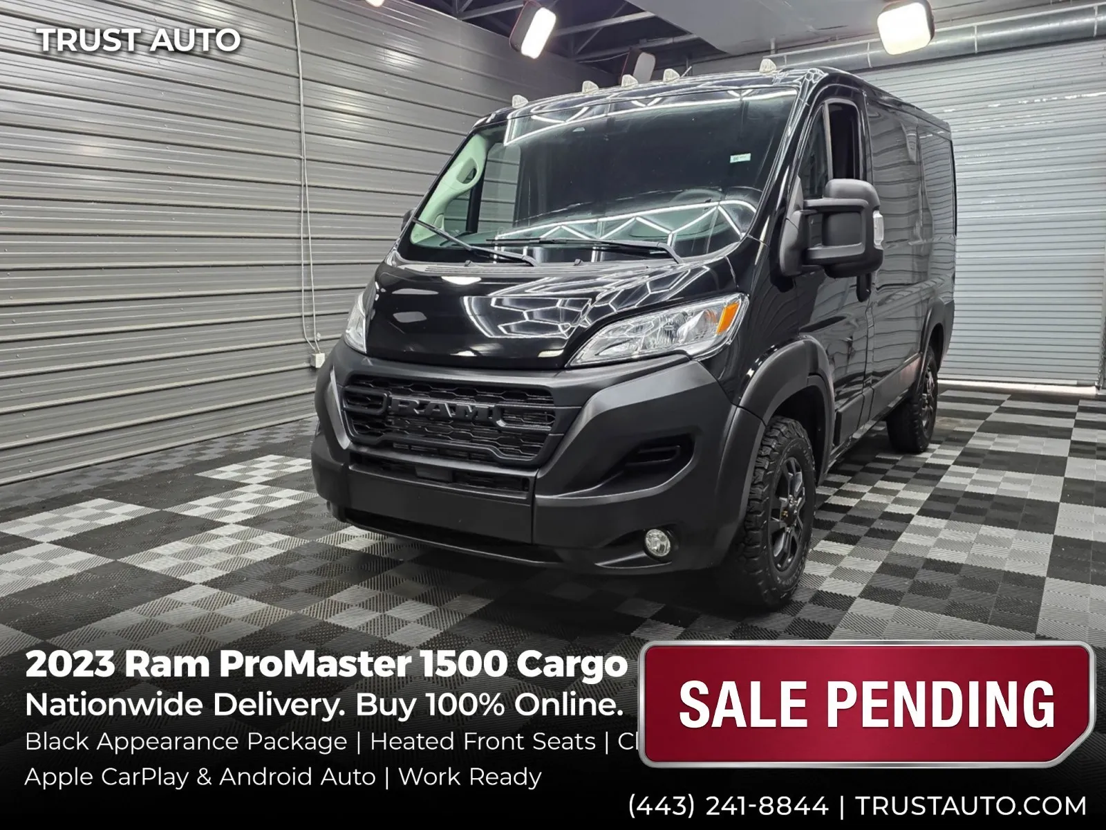 2023 Ram ProMaster 1500 Cargo 118'' WB Low Roof Minivan/Van for sale in Sykesville, MD