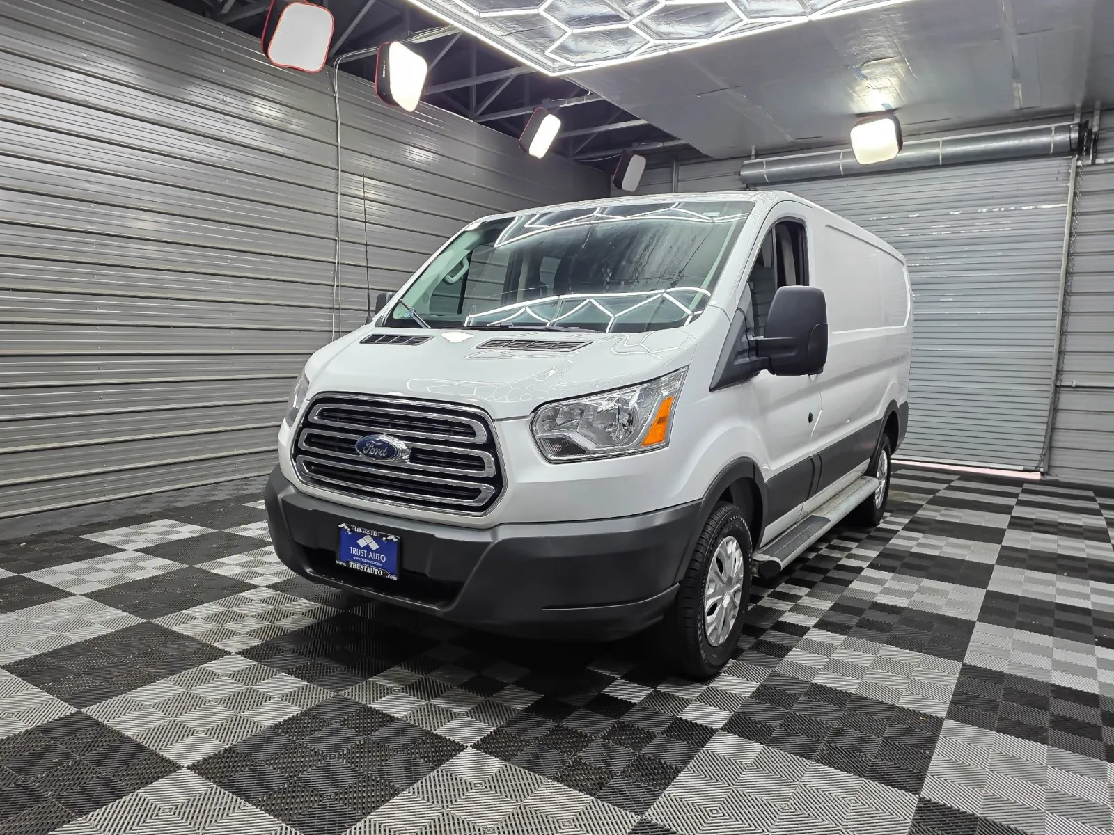White 2018 Ford Transit T-250 Cargo 130''WB Low Roof Minivan/Van for sale in Sykesville, MD