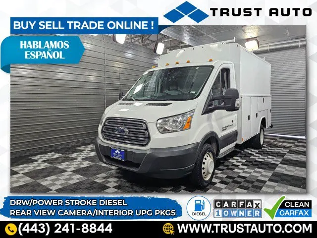 Used 2017 Ford Transit T-350 Cutaway DRW 138'' WB 10FT Box Dually