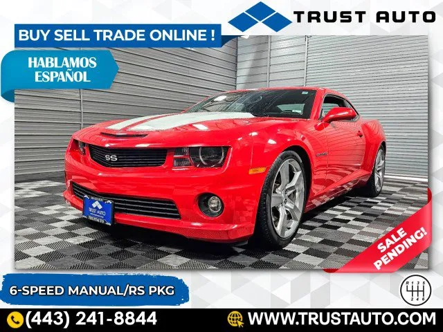 2010 Chevrolet Camaro 2SS 6-Speed Manual Coupe w/RS Pkg for sale in Sykesville, MD