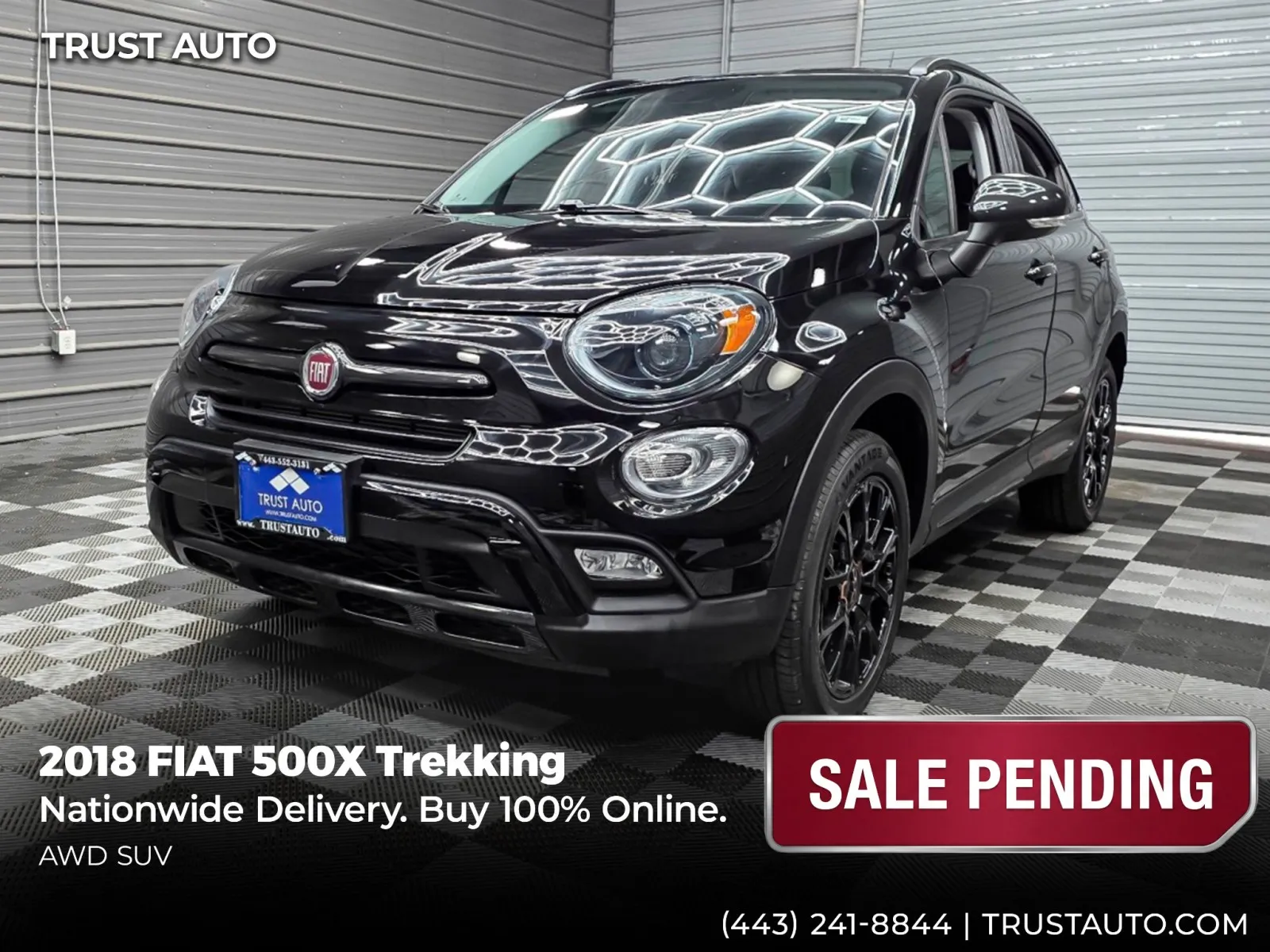 2018 Fiat 500X Trekking AWD SUV for sale in Sykesville, MD