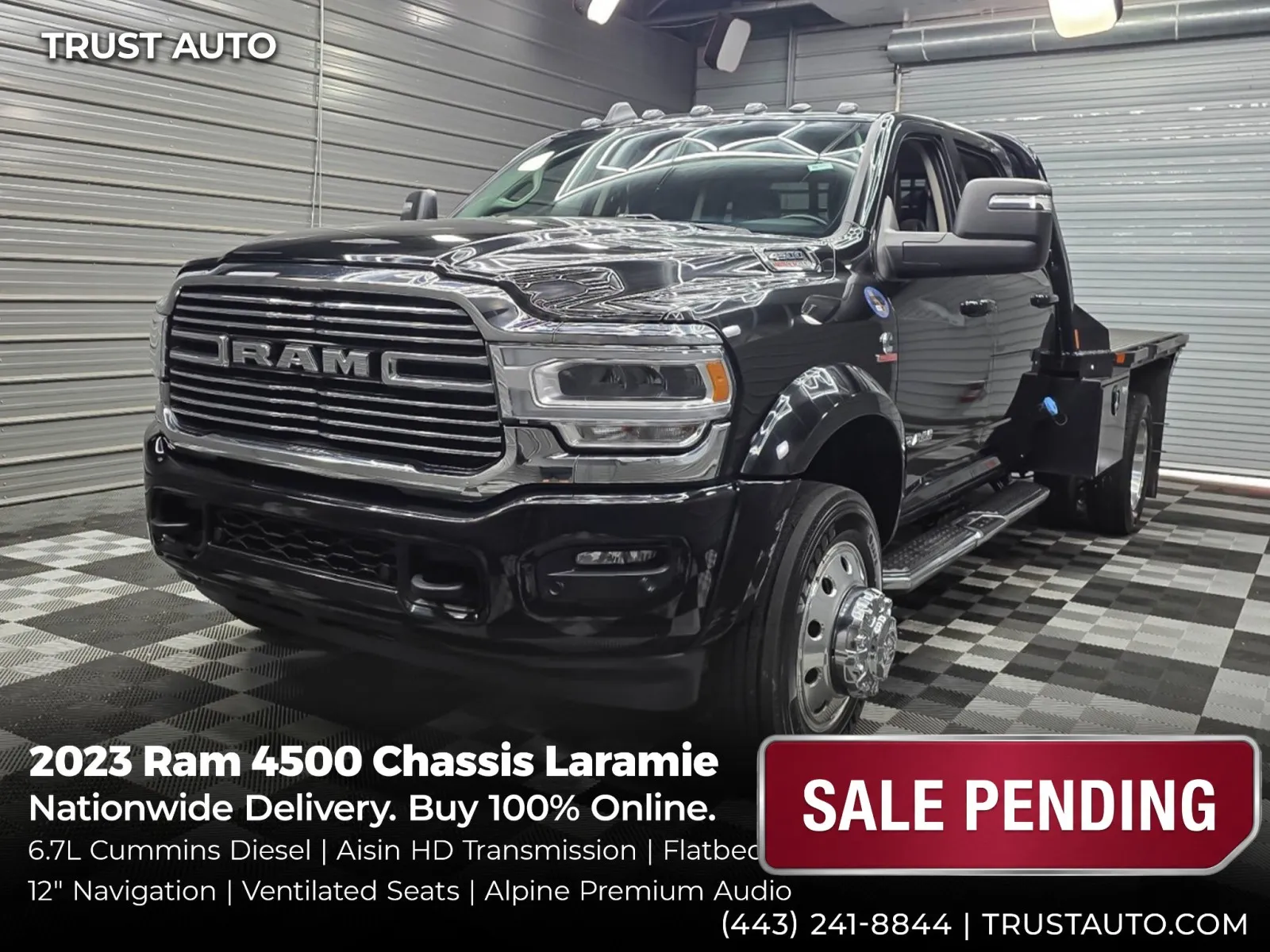 2023 Ram 4500 Chassis Laramie Crew Cab 4WD for sale in Sykesville, MD